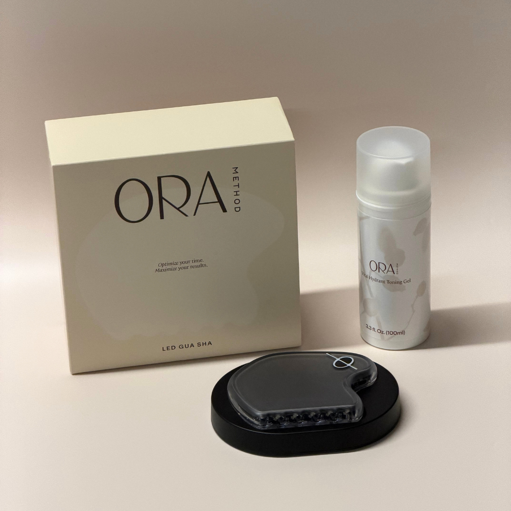ORA Method LED Gua Sha + Vital Hydrant Toning Gel Bundle