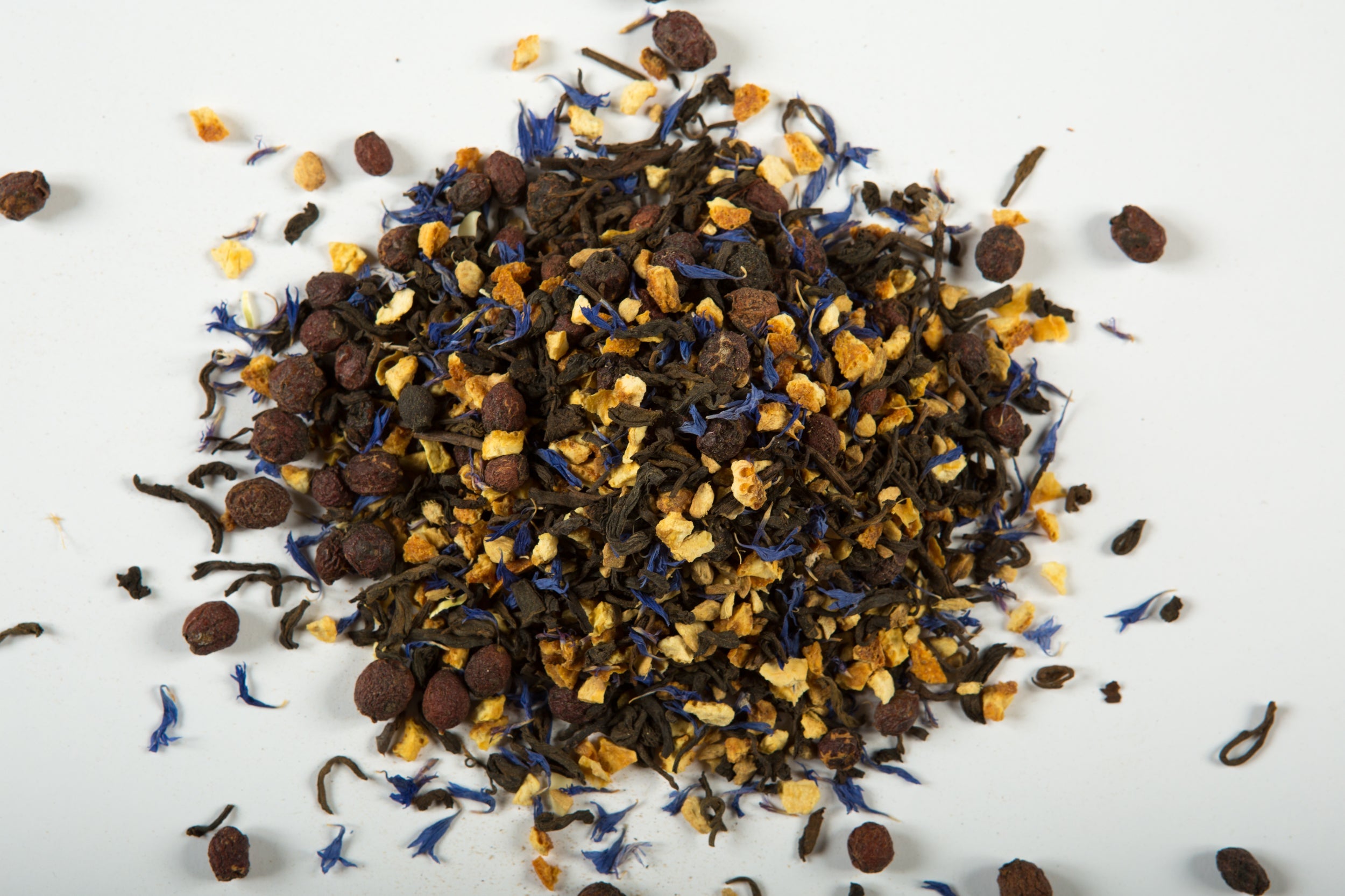 A pile of The Best Digest loose-leaf tea.