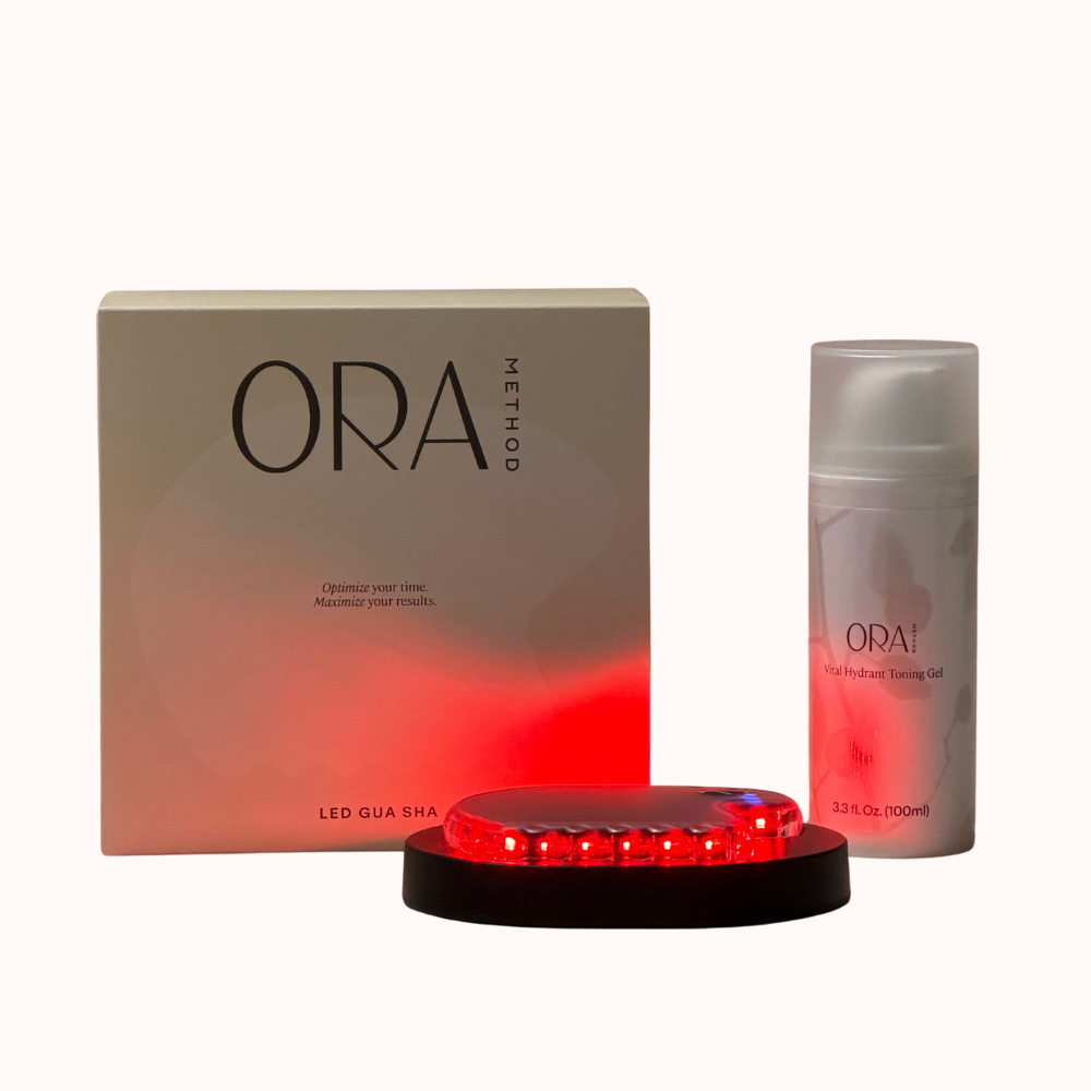 ORA Method LED Gua Sha + Vital Hydrant Toning Gel Bundle